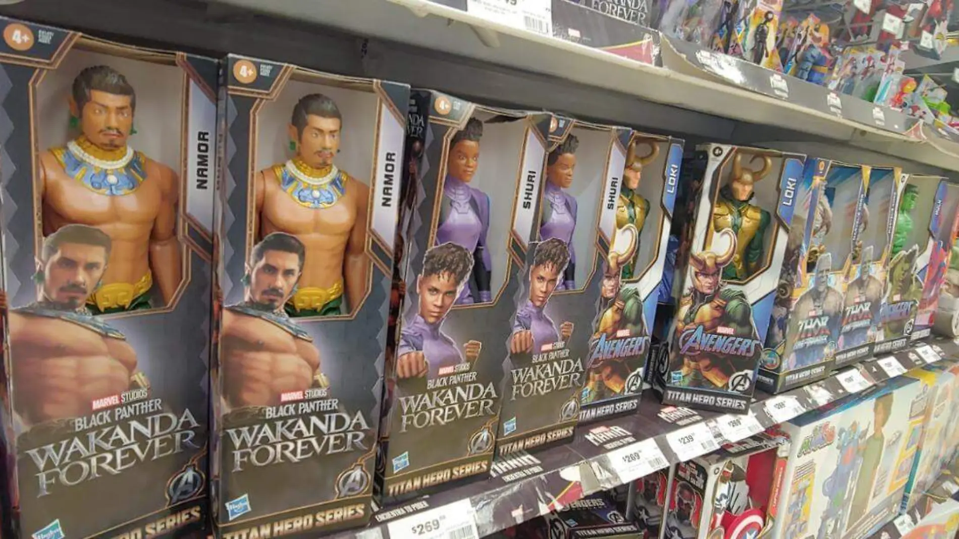 Los personajes de Black Panther de la película Wakanda Forever como Namor y Shuri cuestan $296